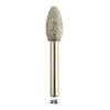 Apexx Brazed Carving Bit - #6, 1/4 In Shank, 4500 Max RPM