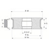 Diamut AFR33 R6 R3 - Pos 6, ID 60x35 Bore, Flash White Polish Profile Wheel