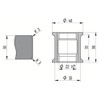 Diamut T33 R3 - Pos 3, OD 40x22 Bore, HYS Continuous Diamond Profile Wheel