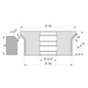 Diamut E43 B8 - Pos 2, OD 120x35 Bore, HYS Continuous Diamond Profile Wheel