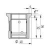 Diamut E36 B4 - Pos 3, OD 40x22 Bore, HYS Continuous Diamond Profile Wheel