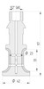 Diamut AFR33 R10 R3 - Pos 3, OD 42x1/2 Gas, OPL Continuous Diamond Profile Wheel
