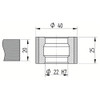 Diamut Z25 - Pos 5, ID 40x22 Bore, Flash Blue Polish Profile Wheel