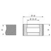 Diamut Z33 - Pos 3, OD 60x35 Bore, HYS Continuous Diamond Profile Wheel