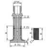 Diamut A36 R5 - Pos 5S, OD 38x1/2 Gas, OPL Continuous Diamond Profile Wheel