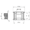 Diamut T33 R3 - Pos 4, OD 60x22 Bore, HYS Continuous Diamond Profile Wheel