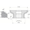 Diamut FZR43 R10 R3 CNC Profile Wheel