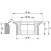 Diamut A33 R10 CNC Profile Wheel - 80