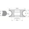 Diamut V33 R15 - Pos 5, ID 60x35 Bore, Flash Blue Polish Profile Wheel