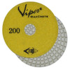 Viper 7-Step MaxCrete Dry Polishing Pad For Concrete, 4 in, 200 Grit