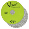 Viper 7-Step MaxCrete Dry Polishing Pad For Concrete, 3 in, 50 Grit