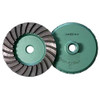 BBI Green Turbo Cup Wheel, 7 mm, Fine, 4 In