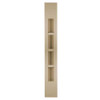 Noble 2781 Corner Niche, 12-3/4 in x 96 in x 4 in (2, 4 ft In 1 Box)