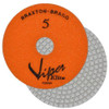 Viper Elite 6-Step Diamond Granite Wet Polishing Pad, 4 in, Step 5