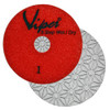 Viper 3-Step Diamond Granite Dry Polishing Pad, 4 in, Step 1