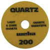 Weha 7-Step Quartz Diamond Polishing Pad, Yellow, 4 in, 200 Grit