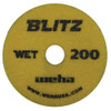 Weha Blitz 7-Step Wet Polishing Pad, Yellow, 4 in, 200 Grit
