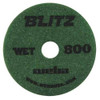 Weha Blitz 7-Step Wet Polishing Pad, Dark Green, 4 in, 800 Grit
