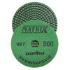 Weha Matrix 7-Step Wet Polishing Pads, 4 in, 800 Grit