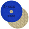 KGS Swiflex XX 100mm QRS Polishing Pad, 3-Pack, 4 in, 1500 Grit