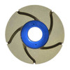 Alpha Turboshine Ridgid Polishing Wheel, 3 in, 100 Grit