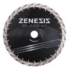 Zenesis Black 4 Diamond Granite Bridge Saw Blade, 18 in