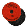 BBI 2 7-Step Wet Polish Pad 4 in, 100 Grit, Red