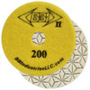 BBI 2 White Resin 7-Step Wet Polish Pad, 4 in 200 Grit