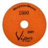 Viper 7-Step Diamond Granite Dry Polishing Pad, 4 in, 1500 Grit
