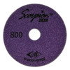 Scorpion 7-Step Diamond Granite Dry Polishing Pad, 4 in, 800 Grit