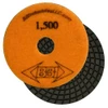 BBI 7-Step Wet Polish Pad 4 in, 1500 Grit, Orange