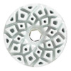 Viper Inline Wheel 6 in, Snail Lock, White Resin, 400 Grit