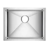 Envy Stainless Steel Sink, 16 Gauge, Hand Crafted Single Bowl, 23 in (L) x 18 in (H) x 10 in (D)