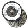 Viper Electroplated Diamond Flap Disc, 4-1/2”, 100 Grit
