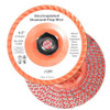 Viper Electroplated Diamond Flap Disc, 4-1/2”, 200 Grit