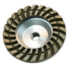 Talon Turbo Dry Diamond Cup Wheel, 4 in, Extra Coarse