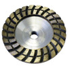 Talon Turbo Dry Diamond Cup Wheel, 4 in, Medium