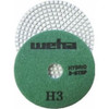 Weha 3-Step Wet/Dry Hybrid Diamond Polishing Pads, 4 in, Step 3