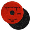 Diamondback 7-Step Diamond Granite, Marble, ES, Wet Polishing Pad, 4 in, 100 Grit