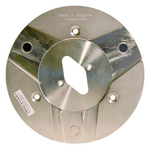 Quick Change Metal Plate, Holds 3 Trapezoid Pads, 9"