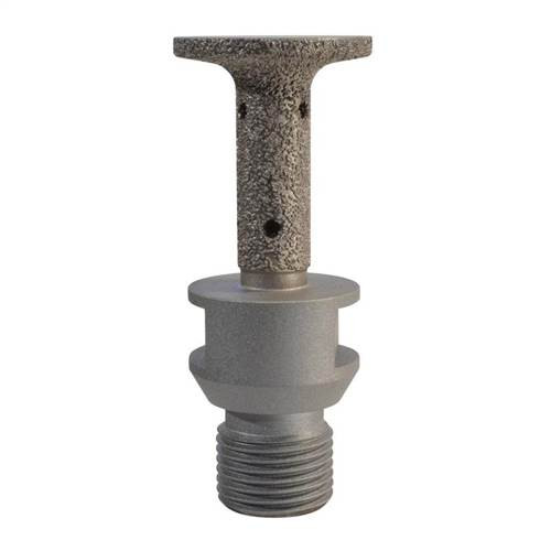 Scorpion Brazed Profile Wheel, A-30 (3cm), R5 (5mm Radius) x 1/2 Gas, 1/2" D, 50 Grit