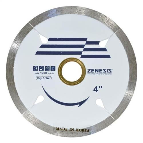 Zenesis Continuous Rim Porcelain Dry Blade, 4"