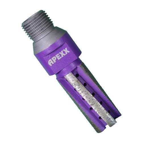 Apexx 23mm x 50mm Purple 5-Segment Finger Bit - Cobalt Bond