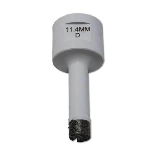 Keep Nut Manual Drill Bit, 11.4mm, Porcelain and Sintered Stone, 5/8-11 Thread