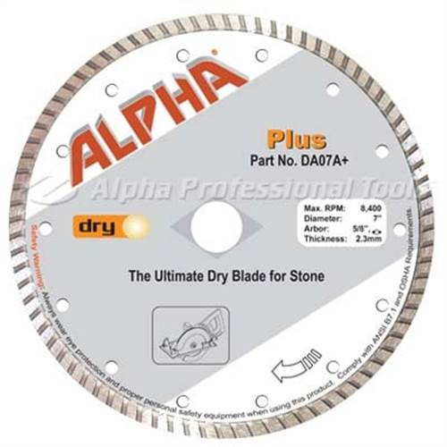 Alpha Dry Granite Plus Blade, 10", 5/8 Arbor