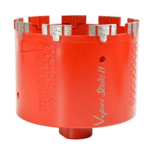 Viper Strike 2 Core Bit,  5/8 in -11 Thread, 4 in