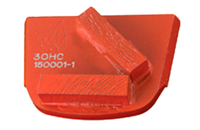 Quick Change 2-Segments Trapezoid Pads For Hard Concrete