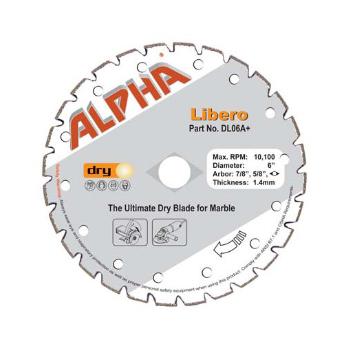 Alpha Electroplated Marble Blades