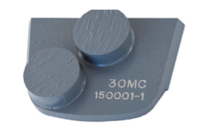 Quick Change 2-Buttons Trapezoid Pads For Medium Concrete