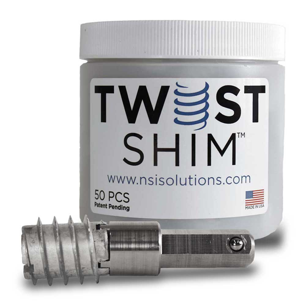 NSI Twist Shims And Driver Granite Marble Quartz Stone and Tile